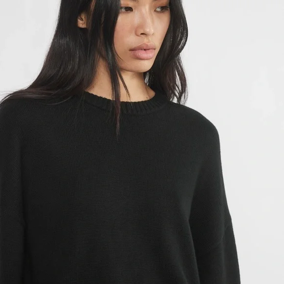 Sunday Best Peggy Black Crew Neck Sweater - Picture 2 of 4